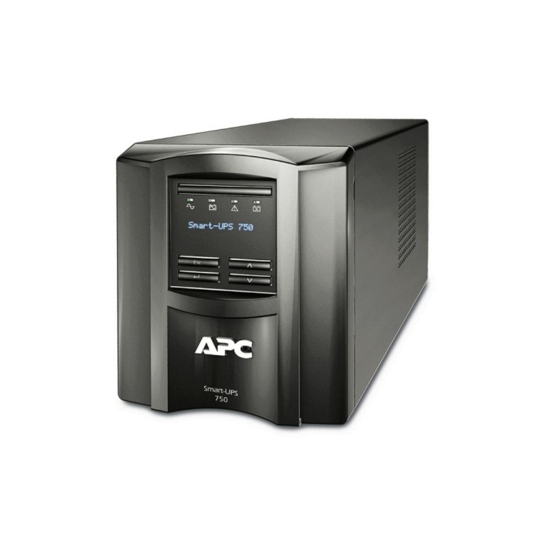APC Smart-UPS Line Interactive 750VA Tower, 230V, 6x IEC C13 outlets, SmartConnect Port+SmartSlot, USB, AVR, LCD - SMT750IC
