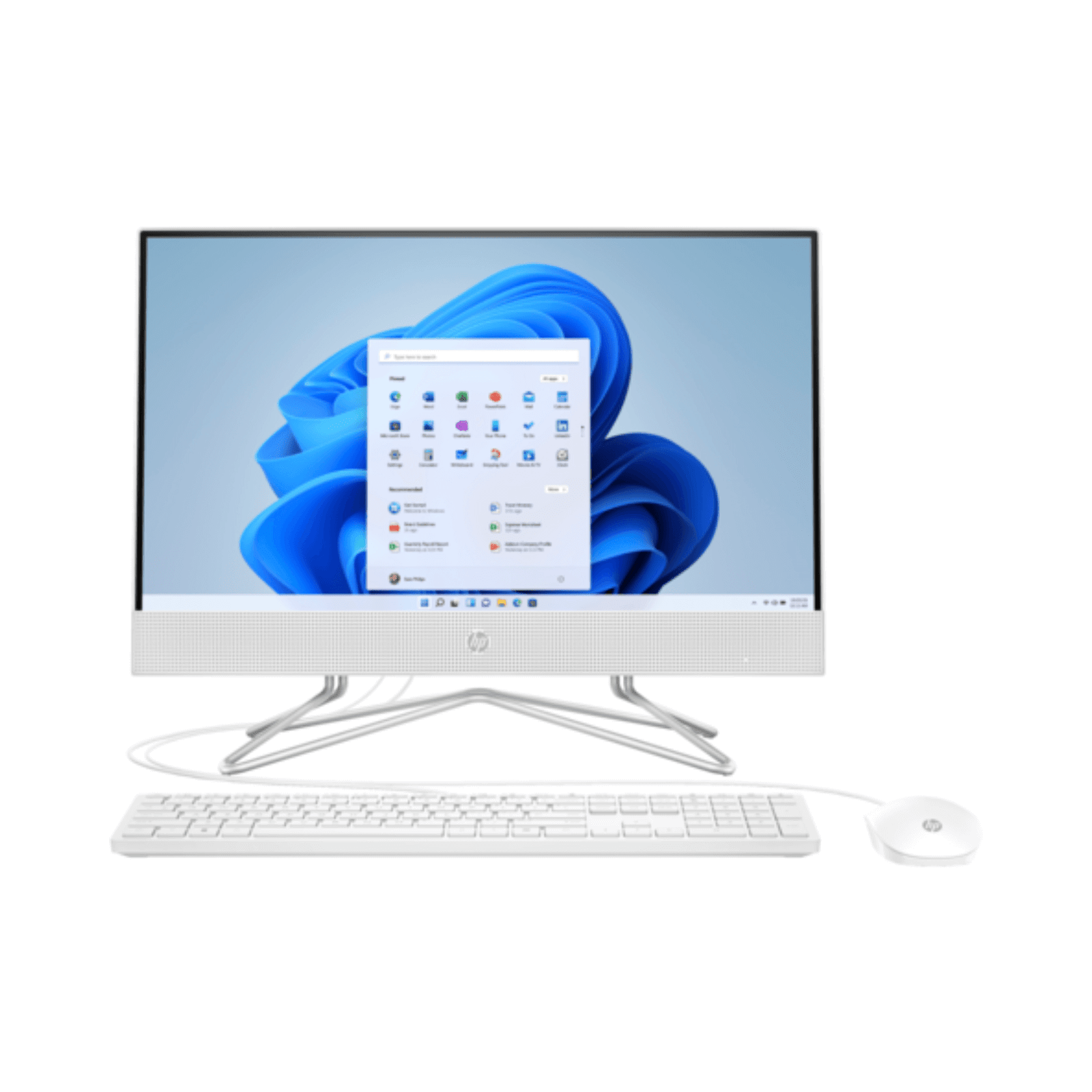 HP All-In-One 22-DF0048NH Bundle PC - 1H7H7EA - 21.5 inches display, 10th Gen. Intel Core i3 (4GB RAM, 1TB HDD), Windows 11