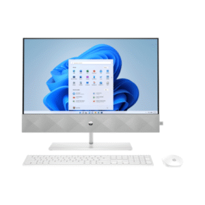 HP Pavilion 27-D1047NH Bundle All-In-One PC - 4N8Q2EA - 27 inches display, 11th Gen. Intel Core i5 (8GB RAM, 1TB HDD), Windows 11