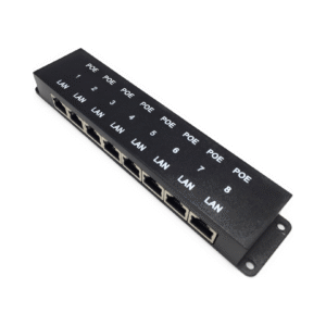 WS-POE-8-48v120w passive 8 port POE Injector for 8 IP cameras, VOIP phones or Access Points