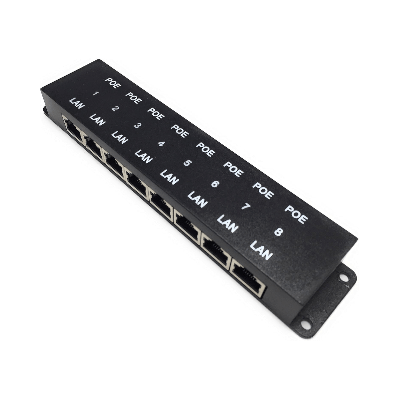 WS-POE-8-48v120w passive 8 port POE Injector for 8 IP cameras, VOIP phones or Access Points